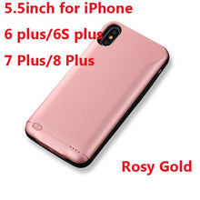Load image into Gallery viewer, Hot 10000mAh Battery Charger Case For iphone 6 6s 7 8 Plus Power Bank Charging Case For iphone X XS Max XR 6 s Battery Case
