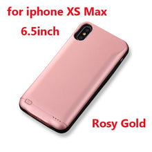 Load image into Gallery viewer, Hot 10000mAh Battery Charger Case For iphone 6 6s 7 8 Plus Power Bank Charging Case For iphone X XS Max XR 6 s Battery Case
