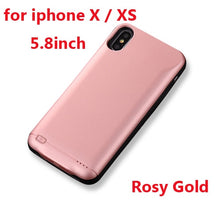Load image into Gallery viewer, Hot 10000mAh Battery Charger Case For iphone 6 6s 7 8 Plus Power Bank Charging Case For iphone X XS Max XR 6 s Battery Case