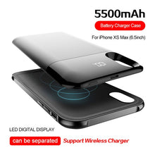 Load image into Gallery viewer, Battery Case For iphone 6 6s 7 8 2500/3700/5000/7000mah Power Bank Charing Case For iphone 6 6s 7 8 Plus Battery Charger Case